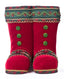 Holiday Magic Tabletop Boots - Red