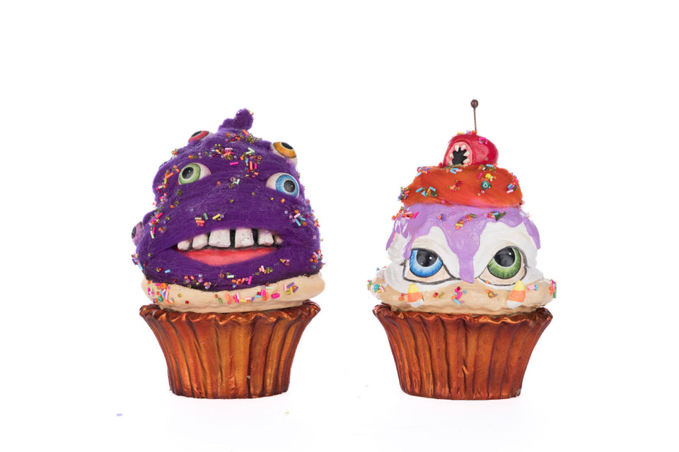 Creepy Cupcakes Crazy Eyes And Crabby Crumbs Assortment of 2