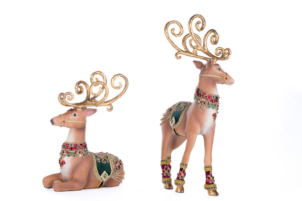 Christmas Castle Deer Assortment of 2