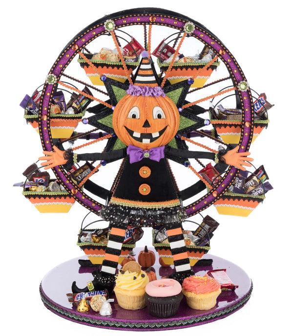 Pumpkin Ferris Wheel Cupcake Holder