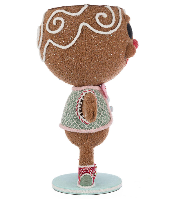 Stick E. Sweet Gingerbread Boy Candy Container