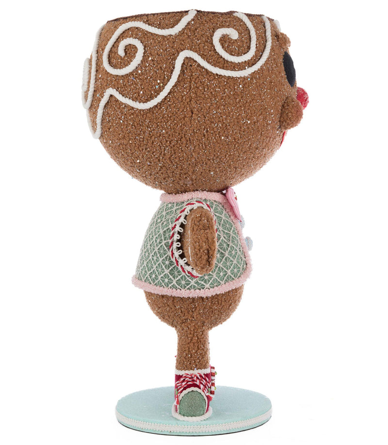 Stick E. Sweet Gingerbread Boy Candy Container