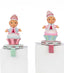 Sweet Delights Gingerbread Stocking Holder Assortment of 2