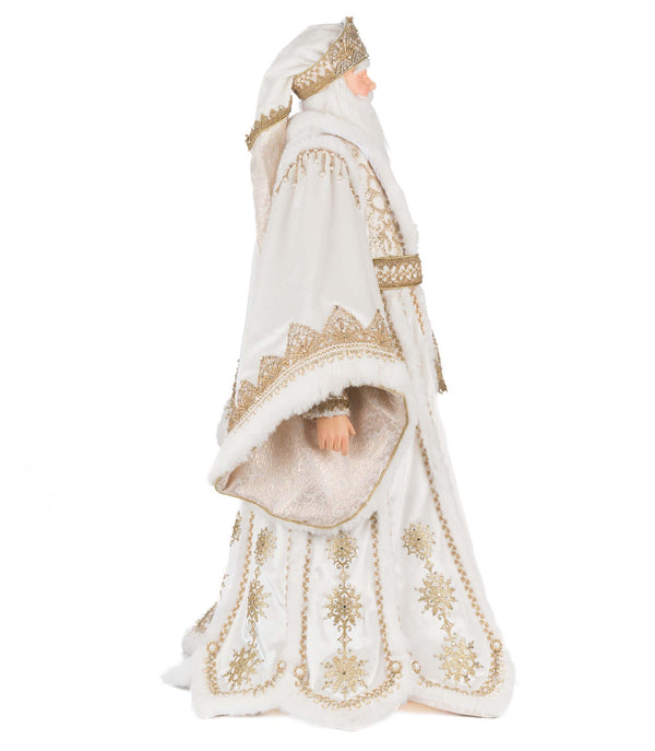 Golden Leaf Santa Doll
