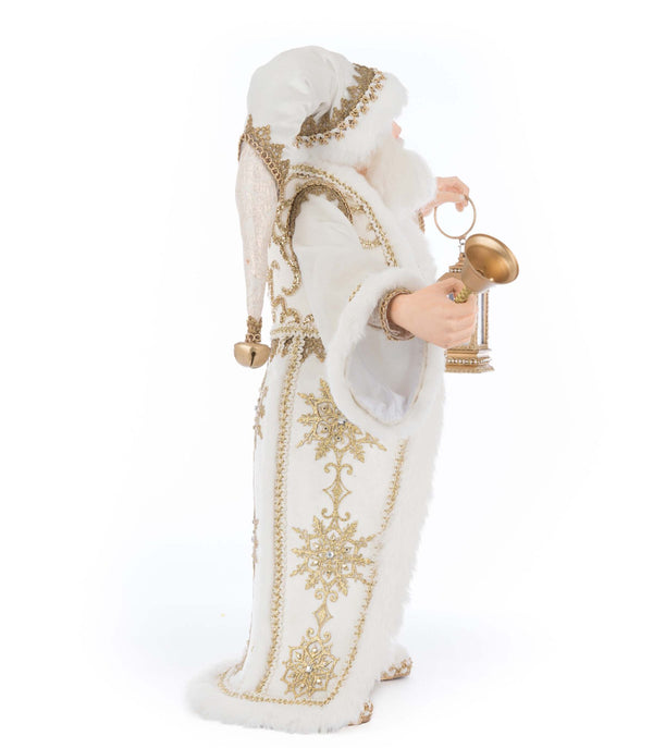 Golden Leaf Santa Tabletop