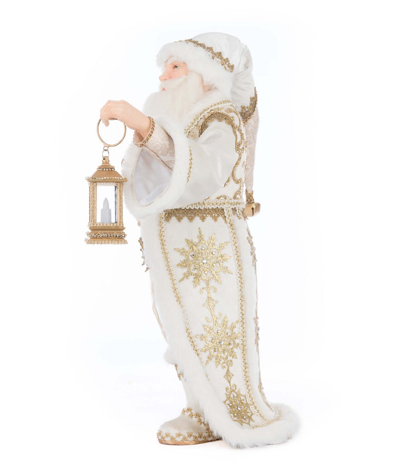 Golden Leaf Santa Tabletop