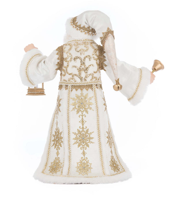 Golden Leaf Santa Tabletop