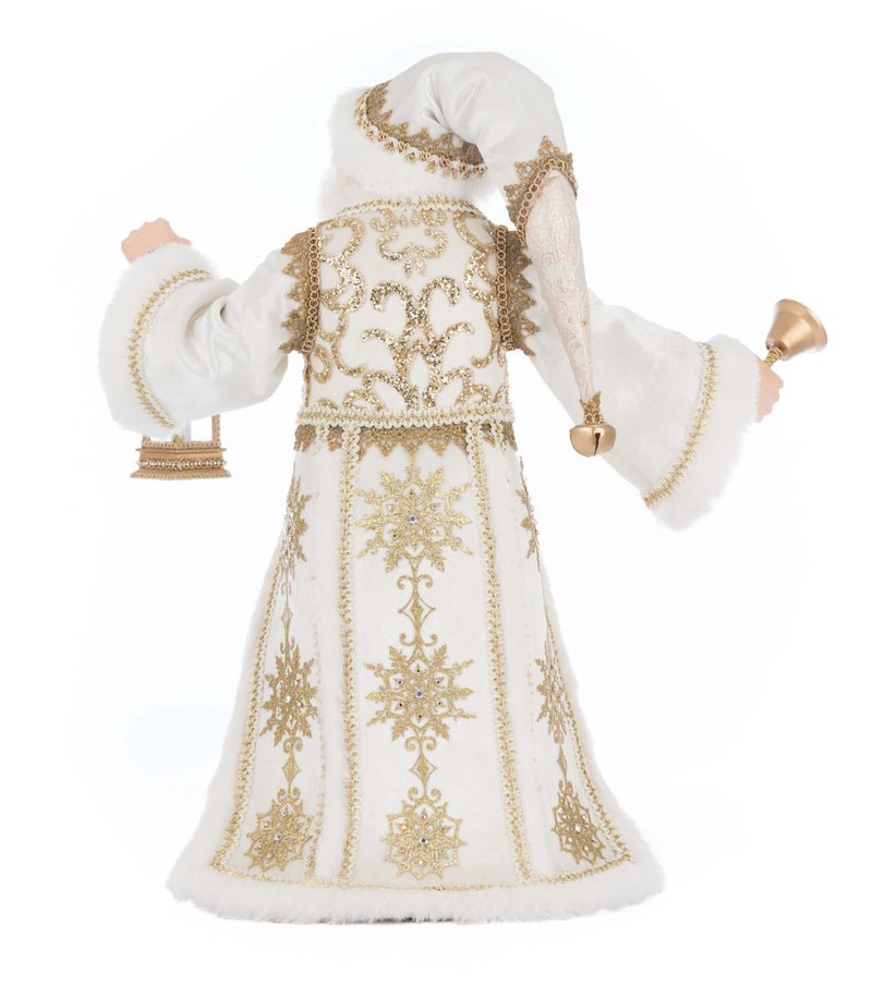 Golden Leaf Santa Tabletop
