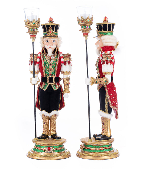 Christmas Ball Nutcracker Votive Assortment of 2