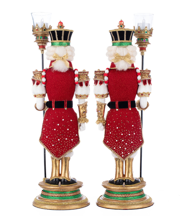 Christmas Ball Nutcracker Votive Assortment of 2