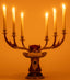Christmas Ball Deer Head Candelabra