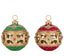 Christmas Ball Tabletop Ornament with Tea Light Assortment of 2