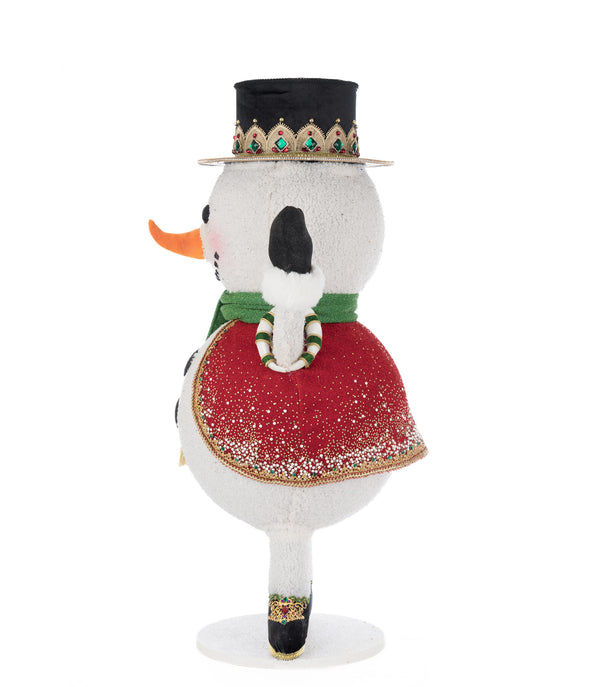 Christmas Ball Snowman Candy Container