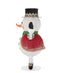 Christmas Ball Snowman Candy Container