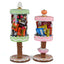 Gingerdead Jack and Jill Candy Canisters Set of 2