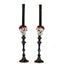 Skull Candlesticks Set of 2