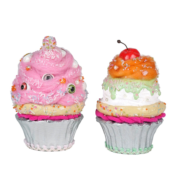 Sticky Sweet Crazy Eyes Cupcakes Assortment of 2