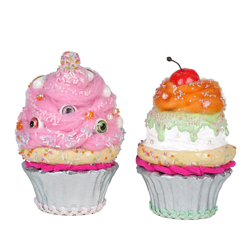 Sticky Sweet Crazy Eyes Cupcakes Assortment of 2