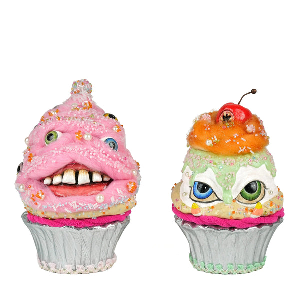 Sticky Sweet Crazy Eyes Cupcakes Assortment of 2