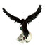 Watchful Crow with Tea Light Lantern