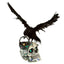 Watchful Crow with Tea Light Lantern
