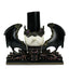 Winged Skull Pillar Candle Holder