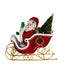 Papa Noel with Sleigh Tabletop