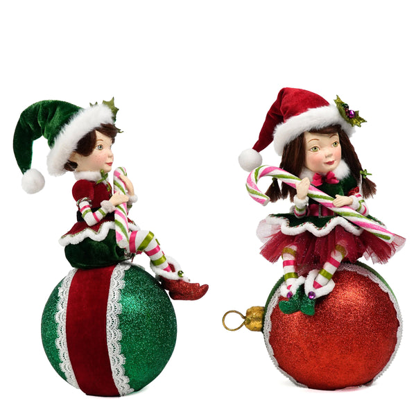 Merry Elves on Ornament Assortment of 2