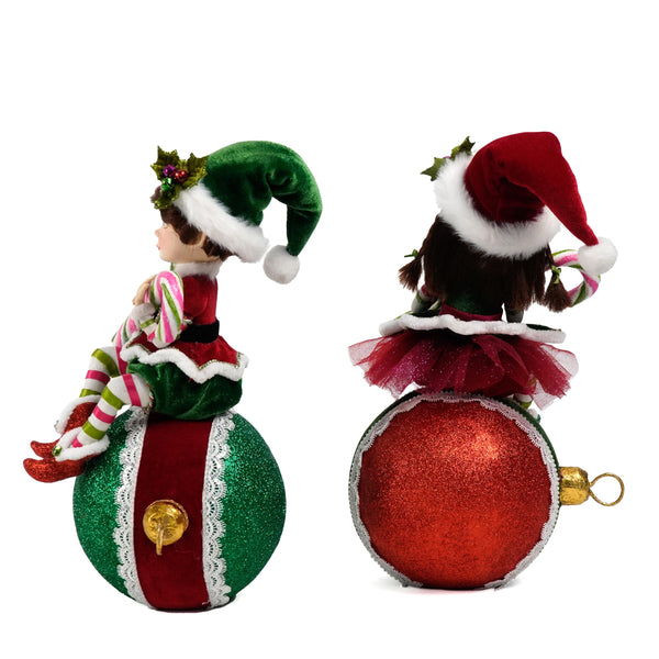 Merry Elves on Ornament Assortment of 2