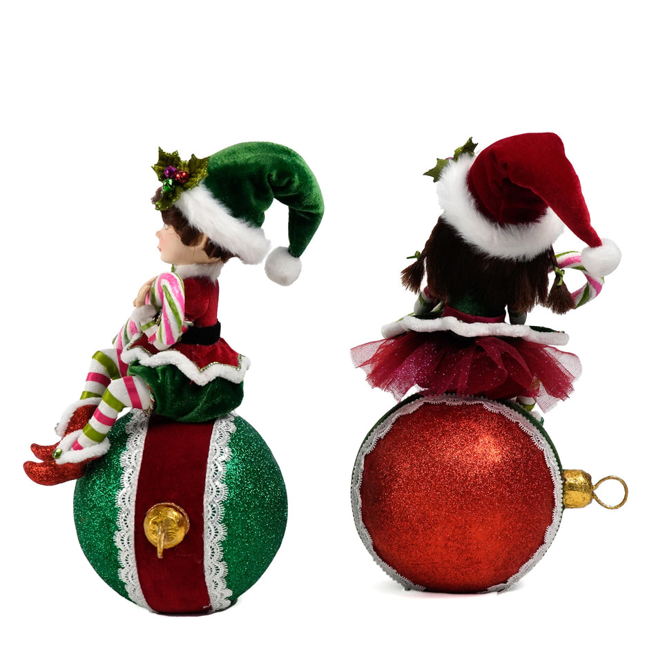 Merry Elves on Ornament Assortment of 2
