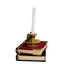 Stacked Books with Chamber Stick