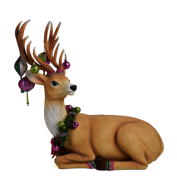 Large Sitting Deer (20in x 24in)