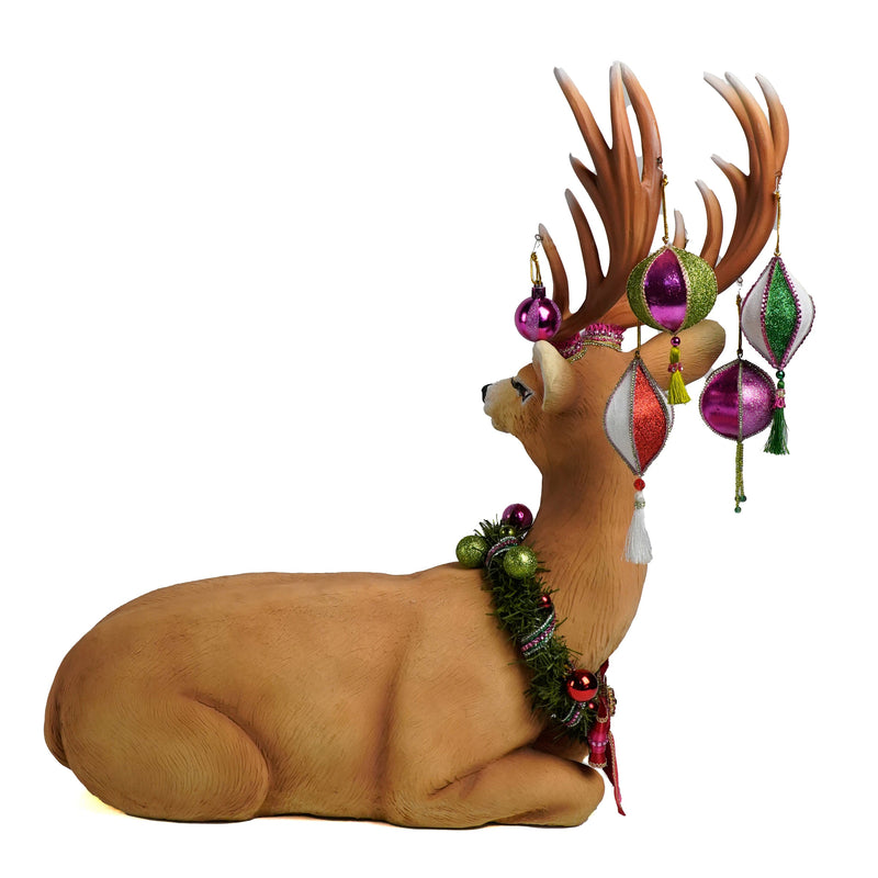 Large Sitting Deer (20in x 24in)