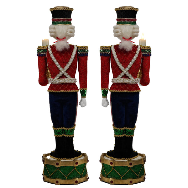 Toy Soldier Candle Holder Assortment of 2