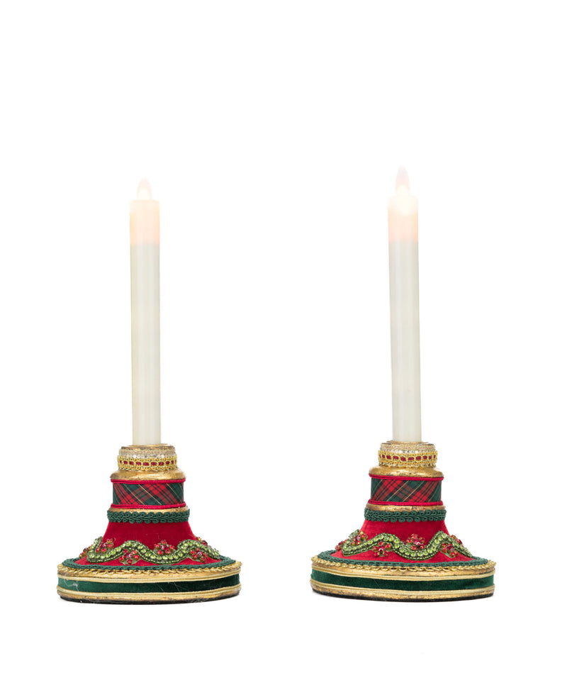 Holiday Magic Candle Sticks Set Of 2 image 1