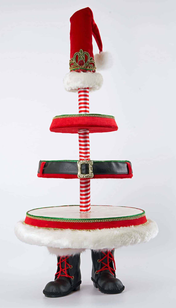 Santa Boot Tiered Tray image 0
