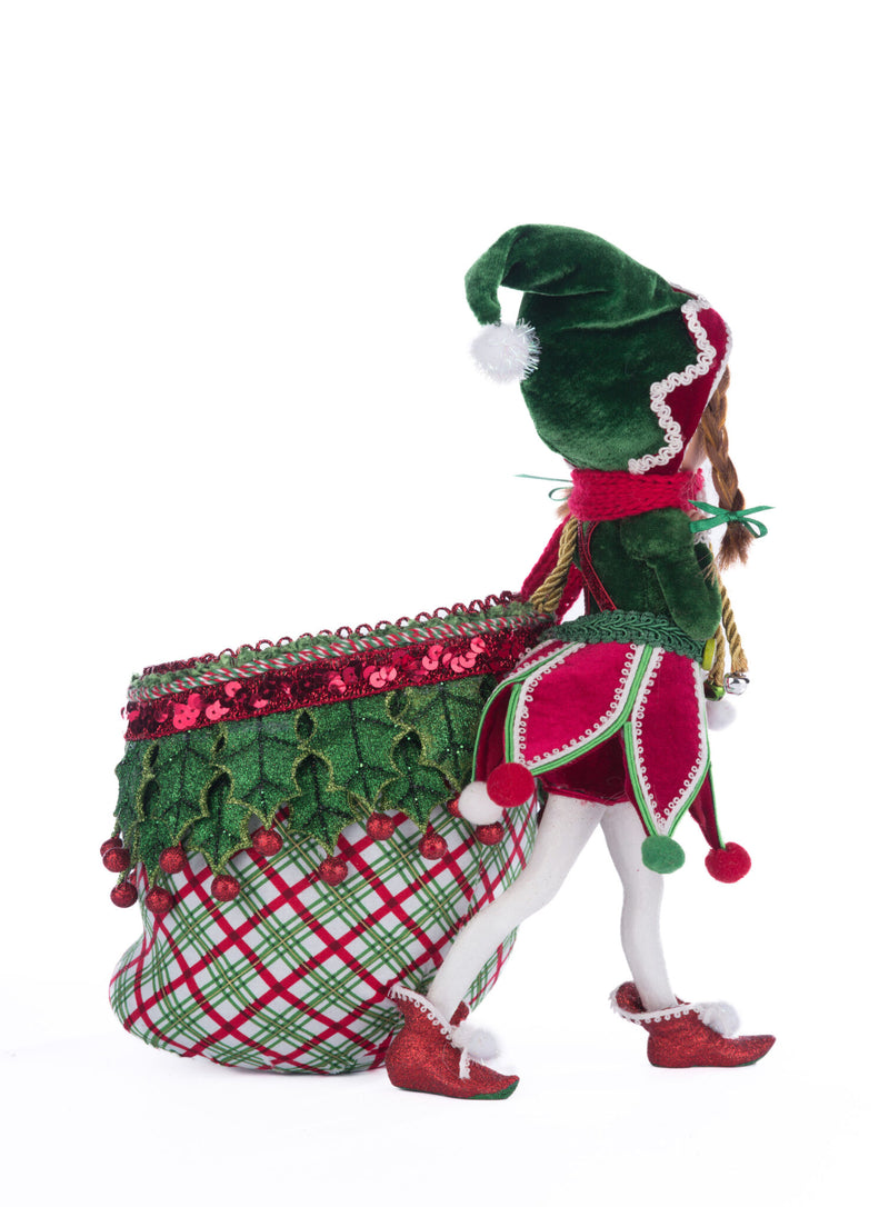Winter Snowdrop Elf With Bag image 3