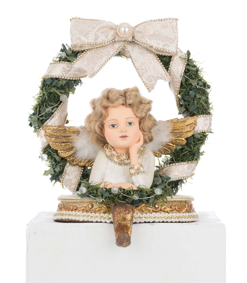 Bells of Brilliance Angel Stocking Holder image 0