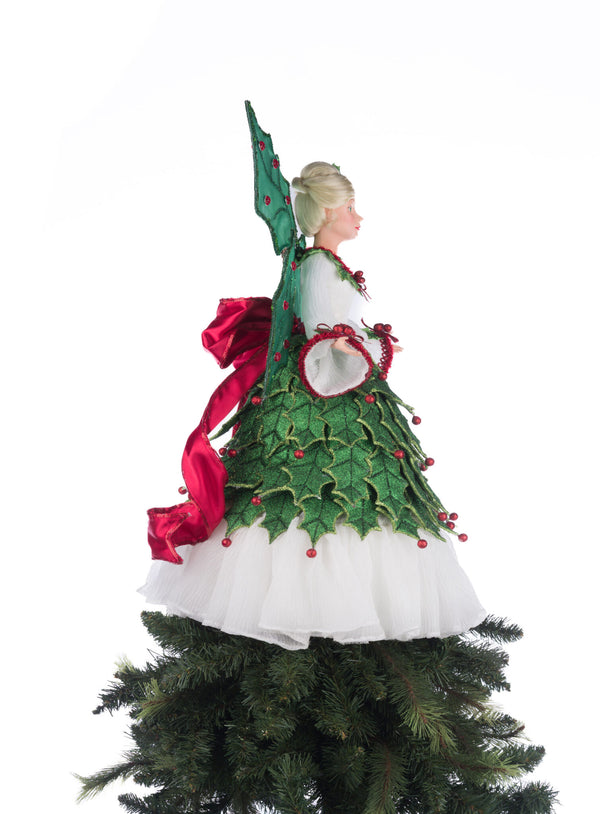 Holly Berry Fairy Tree Topper image 7
