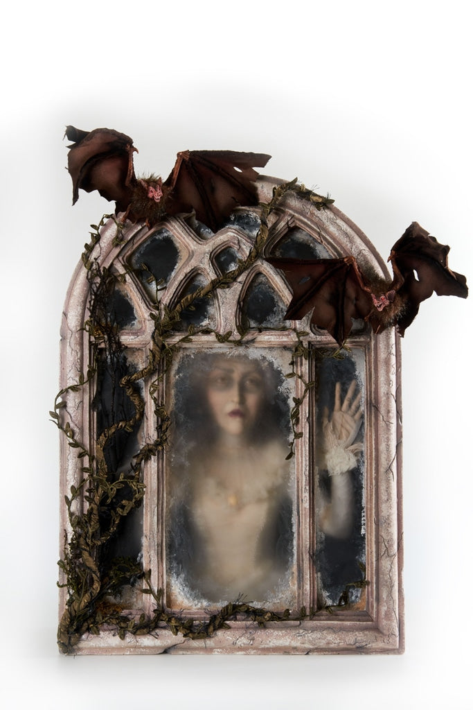 Gone Batty Window with Ghost Scene image 0