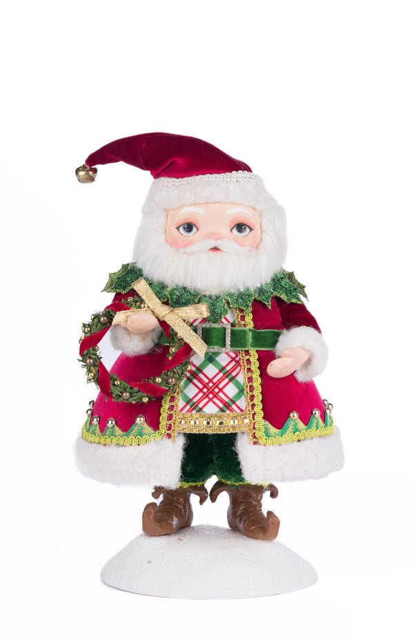 Silly Santa With Wreath image 0