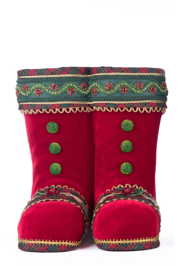 Holiday Magic Tabletop Boots - Red image 0