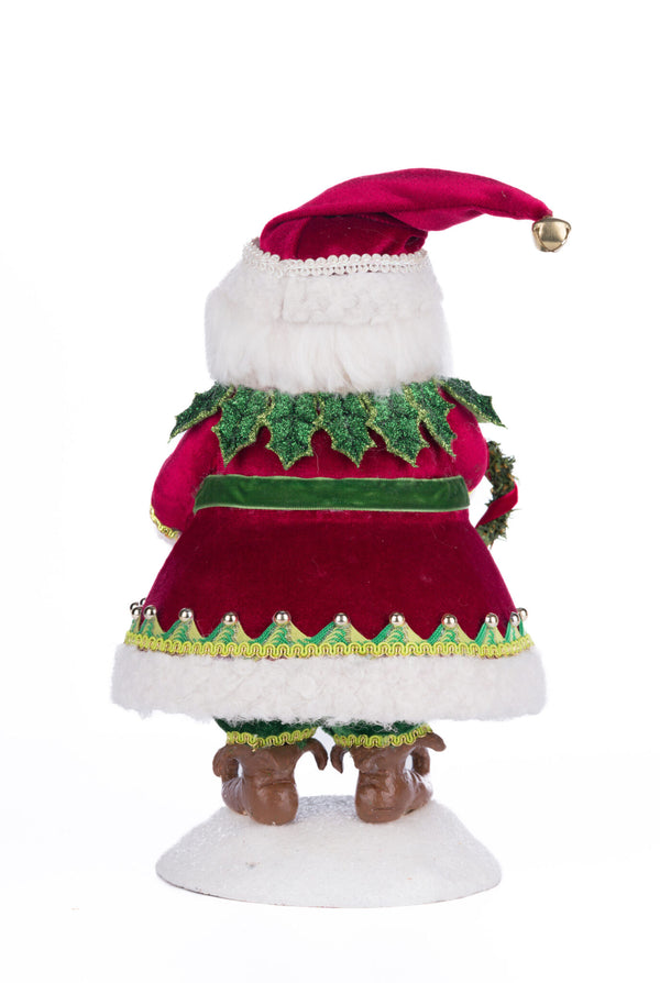 Silly Santa With Wreath image 2