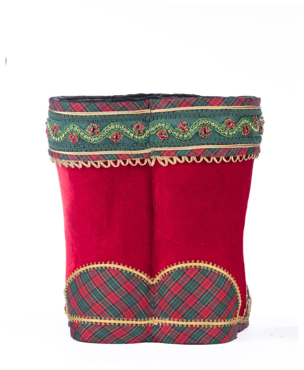 Holiday Magic Tabletop Boots - Red image 3
