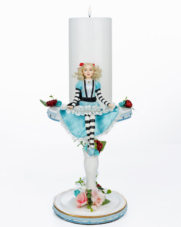 Tiny Alice Pillar Candle - Pastel image 0