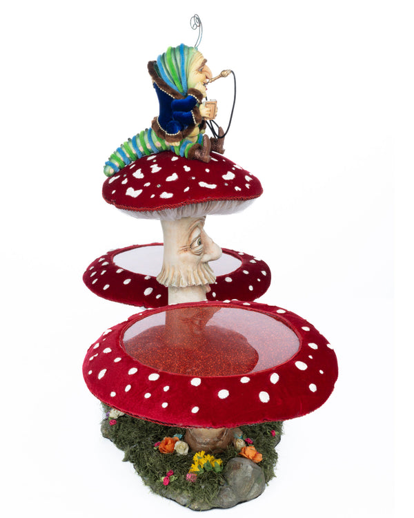 Caterpillar and Mushroom Serving Piece image 6