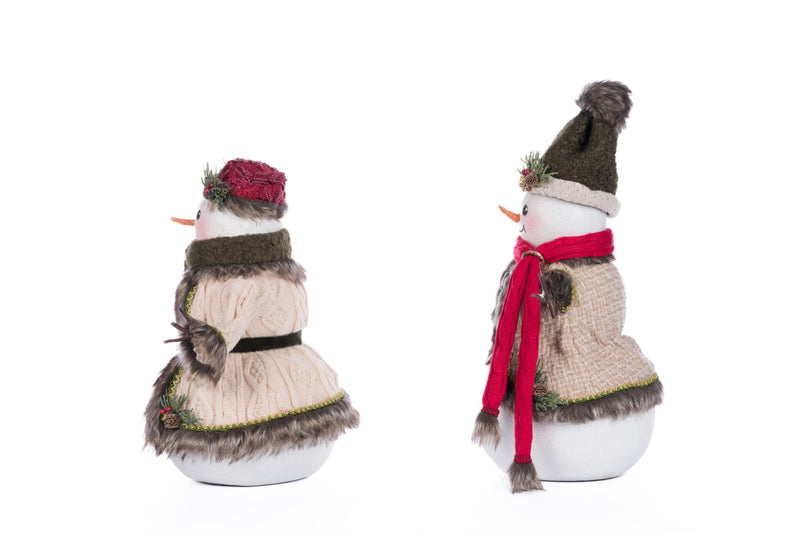 Mr. And Mrs. North Country Snowman Assortment of 2 image 1