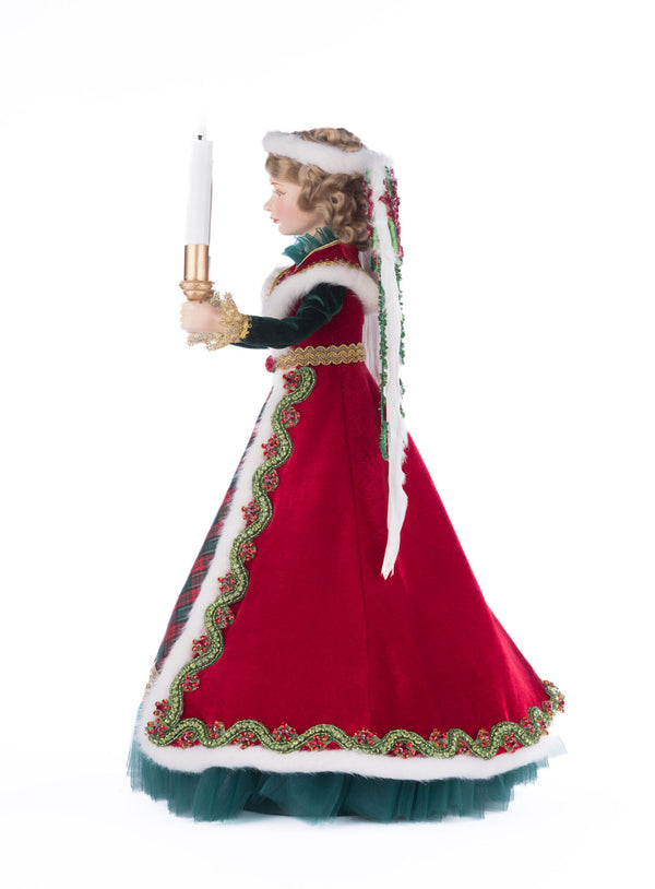 Penelope Poinsettia Angel Tree Topper image 2