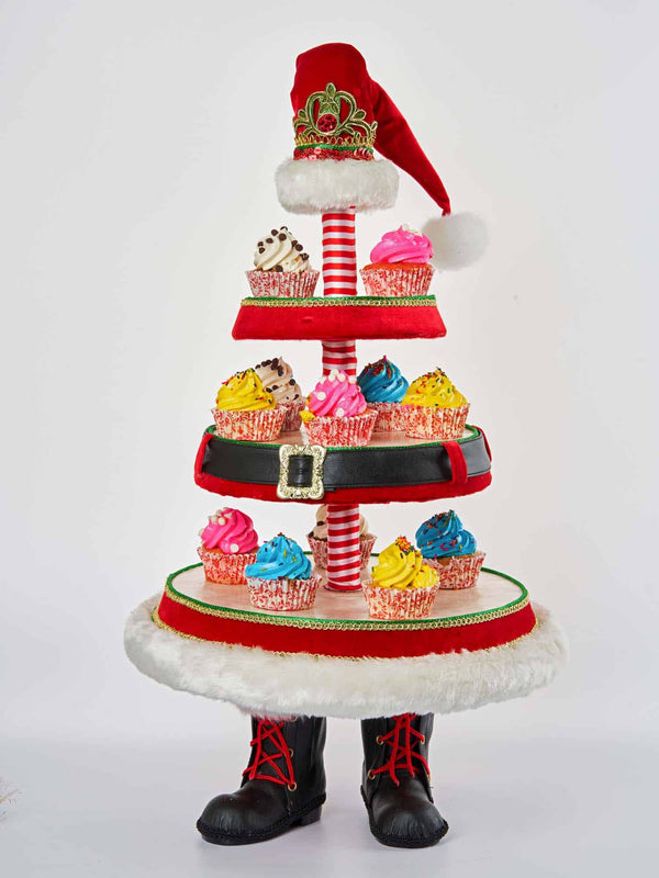 Santa Boot Tiered Tray image 3