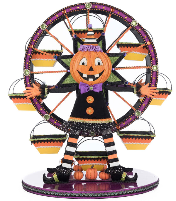 Pumpkin Ferris Wheel Cupcake Holder image 0